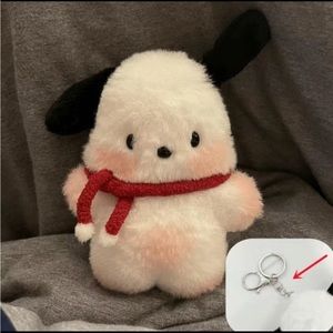 Pochacco Sanrio plush keychain NWT